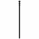 vidaXL fekete fém csere fejtámla 180 cm
