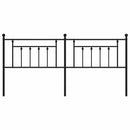 vidaXL fekete fém fejtámla 193 cm