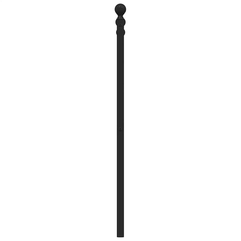 vidaXL fekete fém fejtámla 193 cm