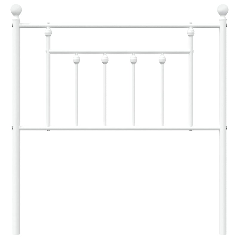 vidaXL fehér fém fejtámla 80 cm