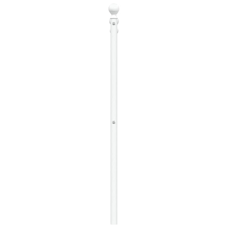 vidaXL fehér fém fejtámla 90 cm