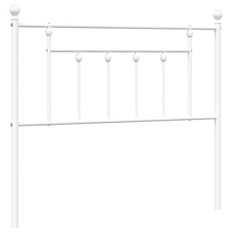 vidaXL fehér fém fejtámla 100 cm