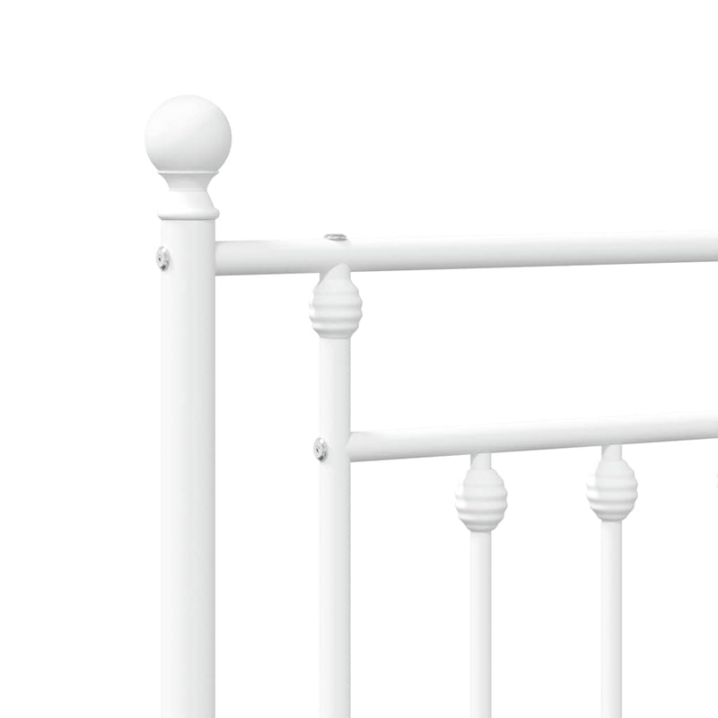 vidaXL fehér fém fejtámla 100 cm