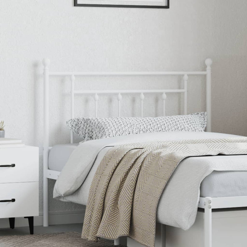 vidaXL fehér fém fejtámla 107 cm
