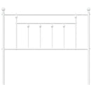 vidaXL fehér fém fejtámla 107 cm