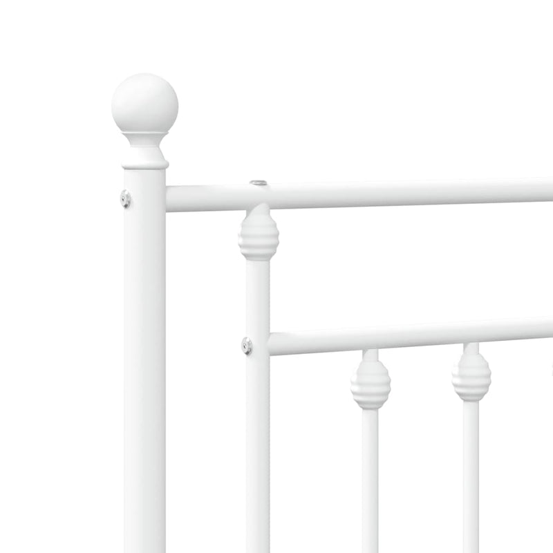 vidaXL fehér fém fejtámla 107 cm