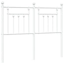 vidaXL fehér fém csere fejtámla 120 cm