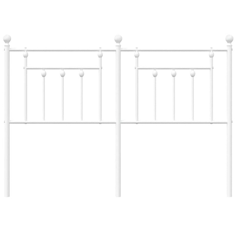vidaXL fehér fém fejtámla 135 cm