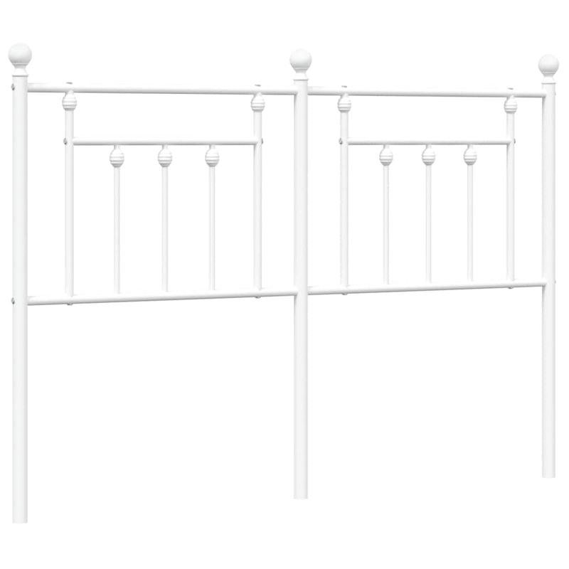 vidaXL fehér fém fejtámla 140 cm