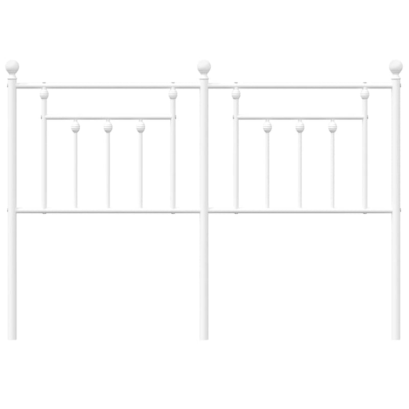vidaXL fehér fém fejtámla 140 cm