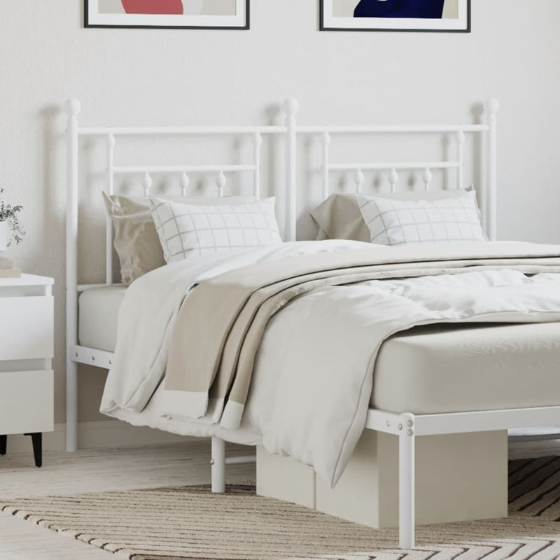 vidaXL fehér fém fejtámla 140 cm