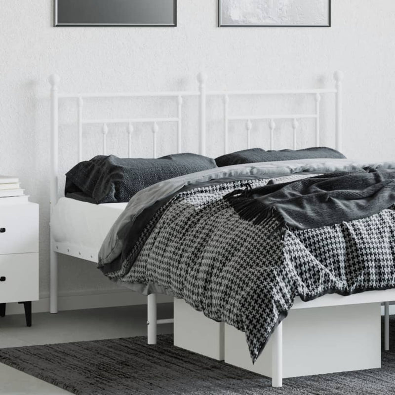 vidaXL fehér fém fejtámla 150 cm