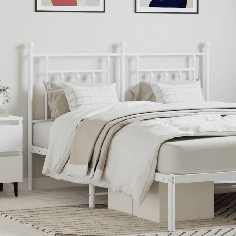 vidaXL fehér fém fejtámla 150 cm