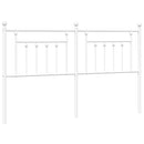 vidaXL fehér fém fejtámla 160 cm