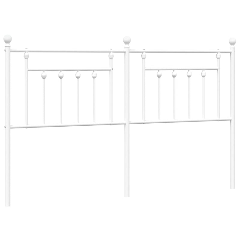 vidaXL fehér fém fejtámla 160 cm