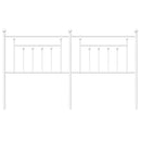 vidaXL fehér fém fejtámla 160 cm