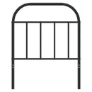 vidaXL fekete fém csere fejtámla 75 cm