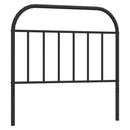 vidaXL fekete fém csere fejtámla 100 cm
