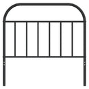 vidaXL fekete fém csere fejtámla 107 cm