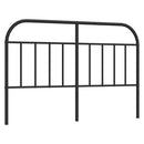 vidaXL fekete fém csere fejtámla 135 cm