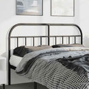 vidaXL fekete fém csere fejtámla 135 cm