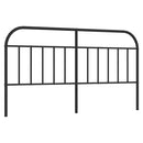 vidaXL fekete fém csere fejtámla 160 cm