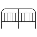 vidaXL fekete fém fejtámla 180 cm