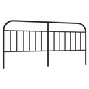 vidaXL fekete fém csere fejtámla 193 cm
