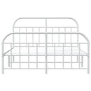 vidaXL fehér fém ágykeret fej- és lábtámlával 183 x 213 cm