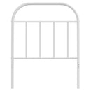vidaXL fehér fém csere fejtámla 75 cm