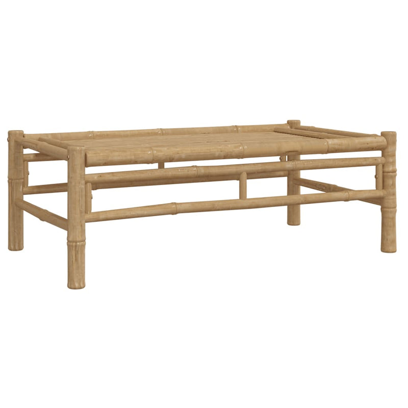 vidaXL bambusz kerti dohányzóasztal 100 x 55 x 33 cm