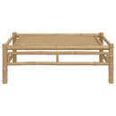 vidaXL bambusz kerti dohányzóasztal 100 x 55 x 33 cm