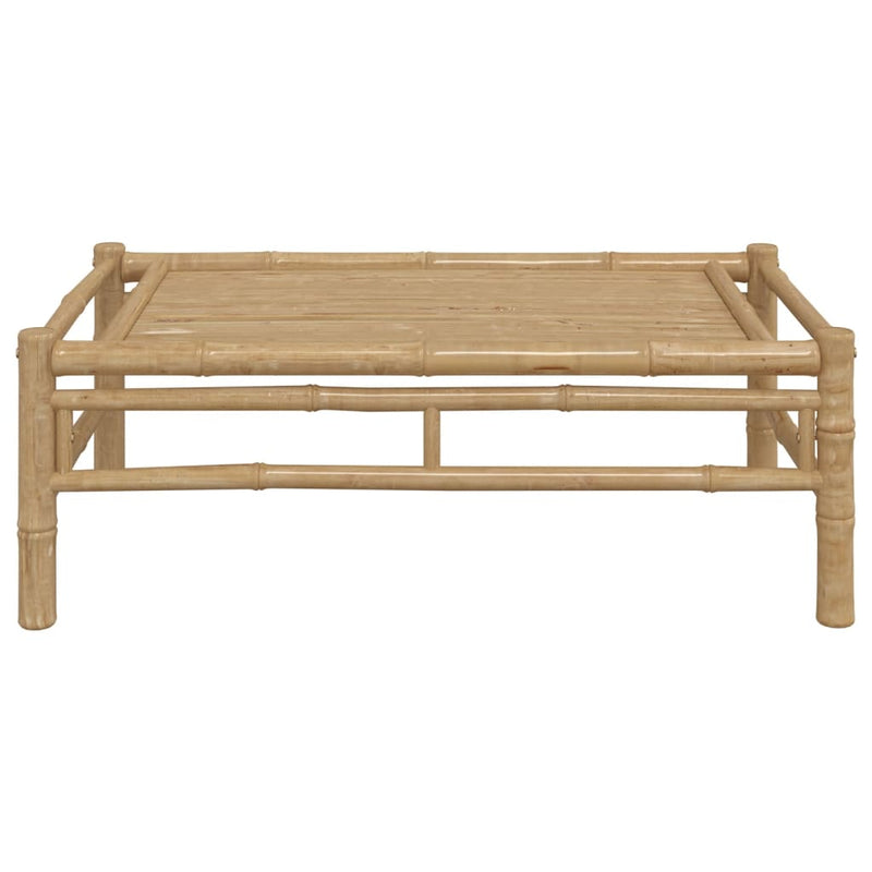 vidaXL bambusz kerti dohányzóasztal 100 x 55 x 33 cm