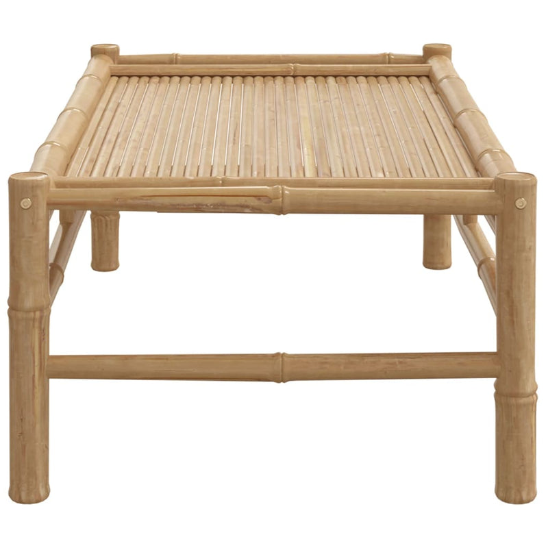 vidaXL bambusz kerti dohányzóasztal 100 x 55 x 33 cm