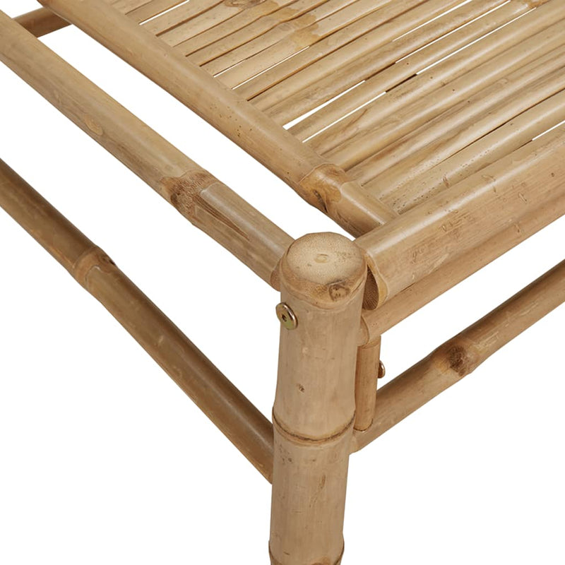 vidaXL bambusz kerti dohányzóasztal 100 x 55 x 33 cm