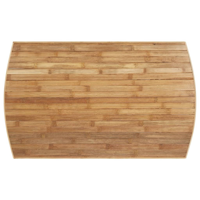 vidaXL bambusz kerti dohányzóasztal 90 x 55 x 37 cm