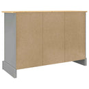 vidaXL Corona szürke tömör mexikói fenyő tálalószekrény 112x43x78 cm