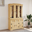 vidaXL Corona barna tömör mexikói fenyő magasszekrény 112x43x196 cm