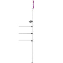 vidaXL alumínium törülközőtartó 47 x 280 cm