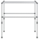 vidaXL alumínium szárító 83 x (50-55) x (40-85) cm