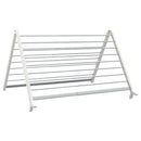 vidaXL alumínium kihúzható ruhaszárító kádhoz 53-90 cm