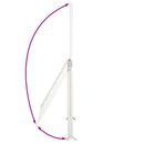 vidaXL alumínium kihúzható ruhaszárító kádhoz 53-90 cm