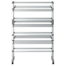 vidaXL alumínium ruhaszárító állvány kerekekkel 89 x 64 x 129 cm