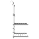 vidaXL alumínium erkély ruhaszárító 54 x 25 x 42 cm