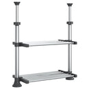 vidaXL alumínium konyhapolc 50 x 25 x (50-70) cm