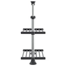 vidaXL alumínium konyhapolc 50 x 25 x (50-70) cm