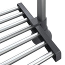 vidaXL alumínium konyhapolc 50 x 25 x (50-70) cm