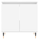 vidaXL 3 részes fehér szerelt fa fürdőszobaszekrény-szett