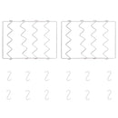 vidaXL horganyzott acél BBQ füstölőkemence faaprítékkal 44,5x29x83 cm