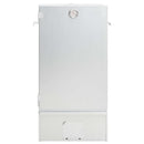 vidaXL horganyzott acél BBQ füstölőkemence faaprítékkal 44,5x29x83 cm